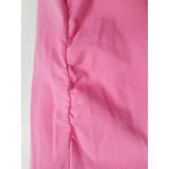 Bump Start Womens Pink Maternity Top Short Sleeve Ruched Sides Size Large - Picture 5 of 7